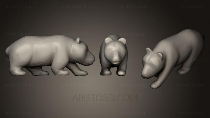 Animal figurines (STKJ_0659) 3D model for CNC machine